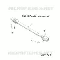 DRIVE TRAIN, FRONT PROP SHAFT