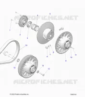 DRIVE TRAIN, CLUTCH, SECONDARY