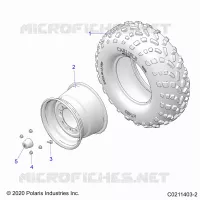 WHEELS, REAR TIRE