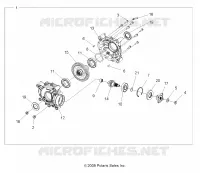 DRIVE TRAIN, REAR GEARCASE INTERNALS