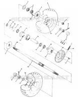 REAR WHEEL DRIVE ASSEMBLY TRAIL BOSS