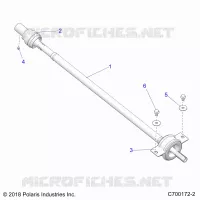DRIVE TRAIN, REAR PROP SHAFT