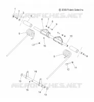 REAR SUSPENSION TORQUE ARM AND PIVOT ARM