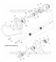 DRIVE TRAIN, REAR AXLE   HOUSING