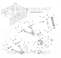 SUSPENSION, WISHBONES   SHOCK ABSORBERS AND REAR DRIVE