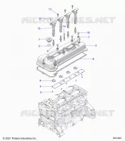 ENGINE, VALVE COVER
