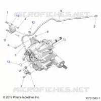 DRIVE TRAIN, MAIN GEARCASE MOUNTING
