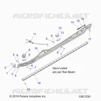 SUSPENSION, RAIL MOUNTING