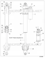 SUSPENSION, FRONT SHOCK INTERNALS