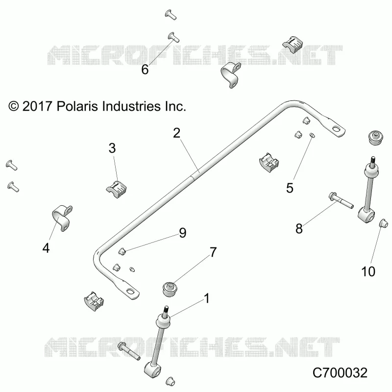 FRONT SUSPENSION STABILIZER BAR- R20RRW99A9/AA/AF/AP/AX (C700032)