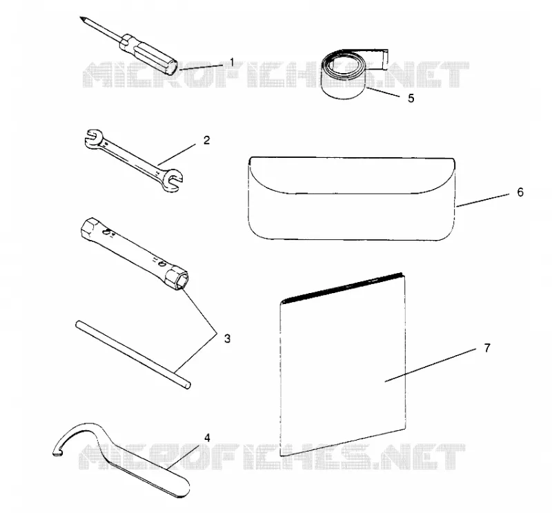 TOOL KIT    XLT RMK 0960956, XLT SKS 0960556 AND EUROPEAN XLT SKS E960556 (4931813181D003)