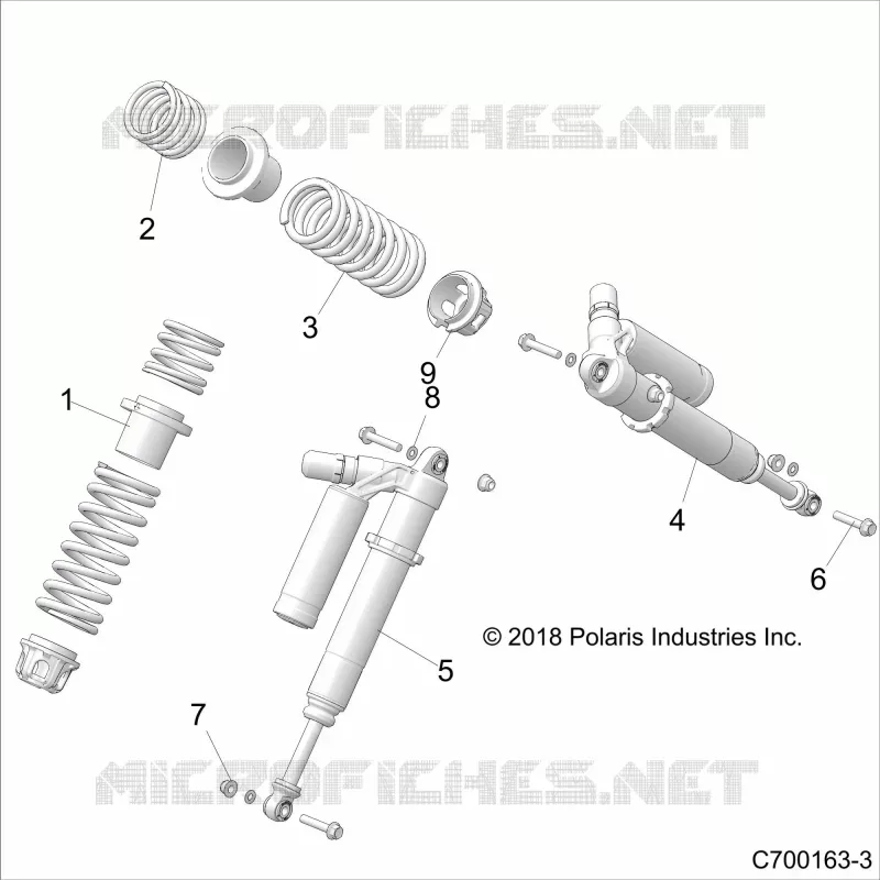 SUSPENSION, FRONT SHOCK MOUNTING