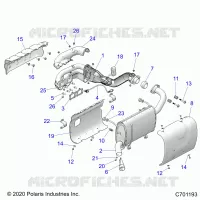 ENGINE, EXHAUST SYSTEM