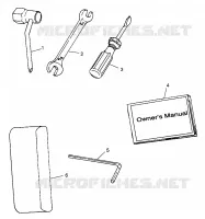TOOL KIT    HURRICANE B974473 AND INTL. HURRICANE I974473 (4941044104B012)
