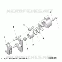 BRAKES, REAR CALIPER