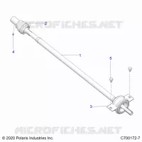 DRIVE TRAIN, REAR PROP SHAFT