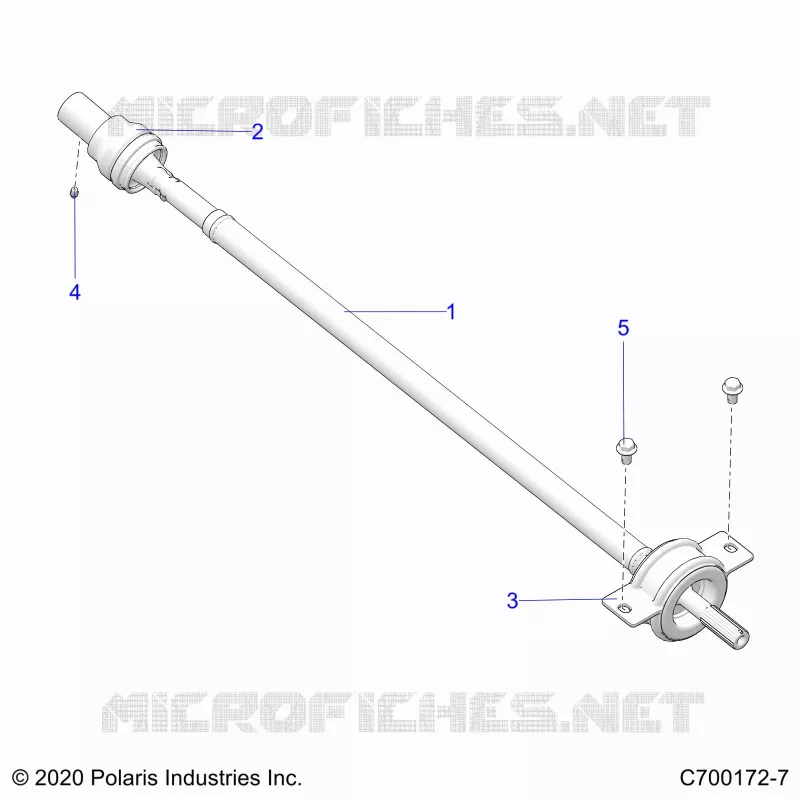 DRIVE TRAIN, REAR PROP SHAFT