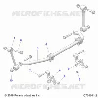 SUSPENSION, FRONT STABILIZER BAR