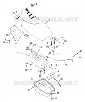 FRONT STORAGE COMPARTMENT SL 780 B974088 AND INTL. SL 780 I974088 (4940924092A008)