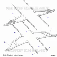 FRONT SUSPENSION CONTROL ARMS
