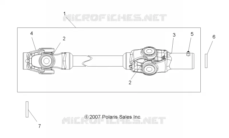 DRIVE TRAIN, FRONT PROP SHAFT