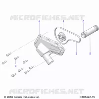 ENGINE, WATERPUMP IMPELLER AND COVER