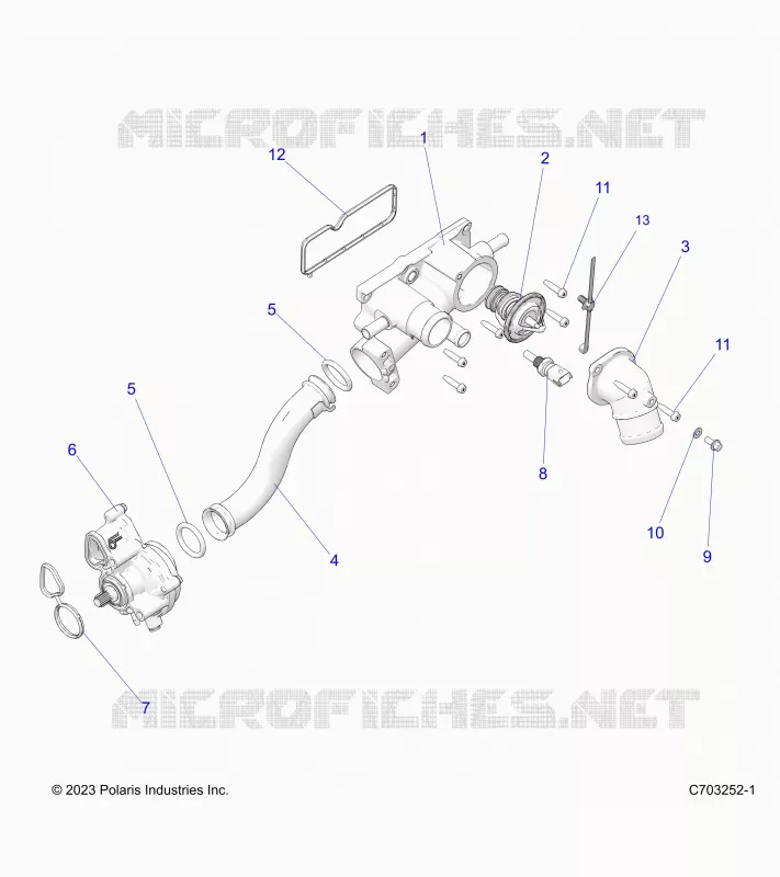 ENGINE, WATERPUMP AND RELATED