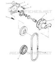 WATER PUMP XLT TOURING 0952857 AND  EUROPEAN XLT TOURING E952857 (4929172917C009)