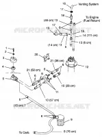 FUEL SYSTEM SLT 700 B964166 AND  INTL. SLT 700 I964166 (4933923392A010)