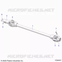 DRIVE TRAIN, FRONT PROP SHAFT