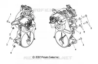 DRIVE TRAIN, GEARCASE MOUNTING