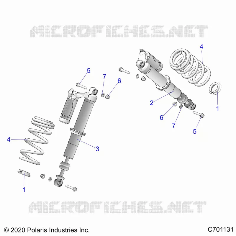 SUSPENSION, FRONT SHOCK MOUNTING