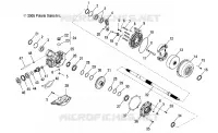 REAR WHEEL AXLE
