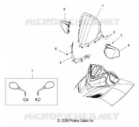 WINDSHIELD AND MIRRORS