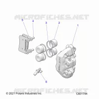 BARKE CALIPER ASM.
