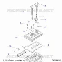 THROTTLE BODY AND VALVE COVER