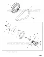 DRIVE TRAIN, SECONDARY CLUTCH