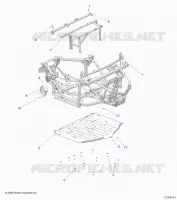 CHASSIS, MAIN FRAME AND SKID PLATES