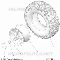 WHEELS, FRONT/REAR