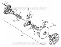 DRIVE CLUTCH TRAN SPORT 0970143 AND EUROPEAN TRAN SPORT E970143 (4938293829B013)