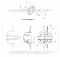 DRIVE TRAIN, SECONDARY CLUTCH