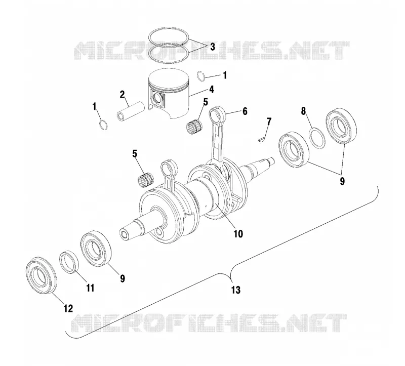 PISTON   CRANKSHAFT