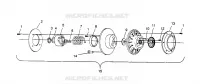 DRIVEN CLUTCH CLASSIC TOURING 0963365 AND EUROPEAN CLASSIC TOURING E963365 (4933623362C002)