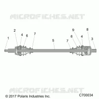 DRIVE TRAIN, FRONT HALF SHAFT