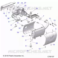 ENGINE, EXHAUST SYSTEM