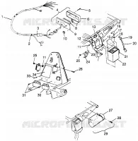 ELECTRICAL/TAILLIGHT SPORT 400L W97BA38C AND TRAIL BLAZER W97BA25C (4940124012C004)