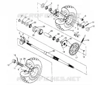 REAR WHEEL DRIVE ASSEMBLY 4X4 300 W948130 (4926762676C005)