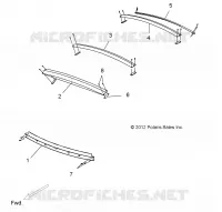ROOF SUPPORTS, 4 PASSENGER