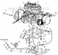 ENGINE MOUNTING 600 RMK 0980958 AND  EUROPEAN 600 RMK E980958 (4944634463C005)