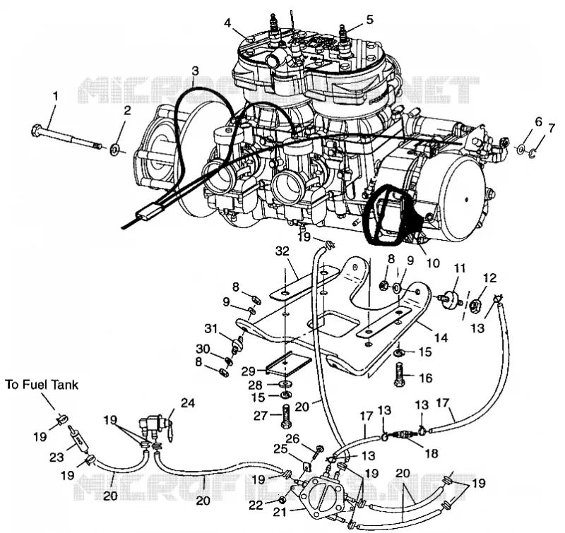ENGINE MOUNTING 600 RMK 0980958 AND  EUROPEAN 600 RMK E980958 (4944634463C005)